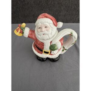 Vintage world‎ bizarre Inc. Santa Claus teapot
